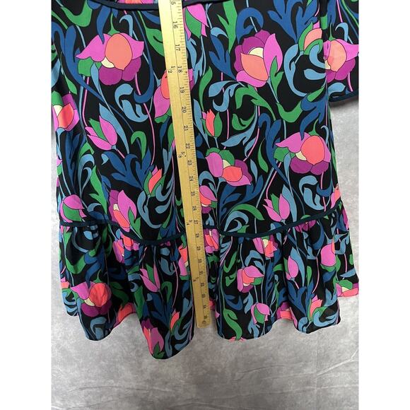 Kate Spade Floral Swirl Mini Dress SZ 4 - Picture 7 of 10